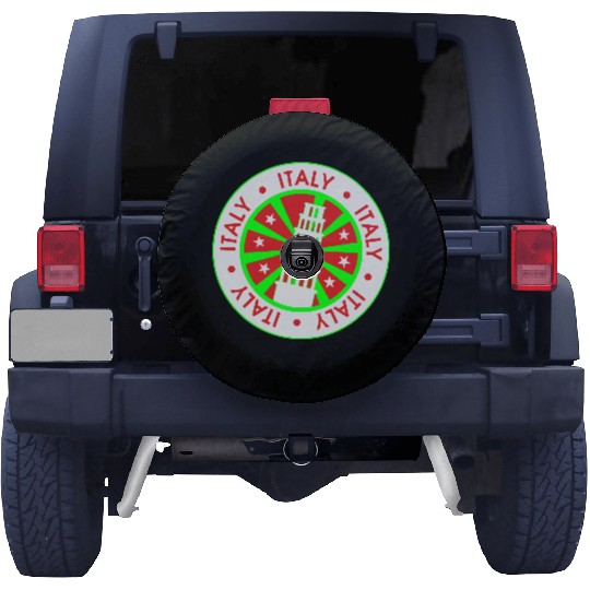 italy sticker Spare Tire Covers
