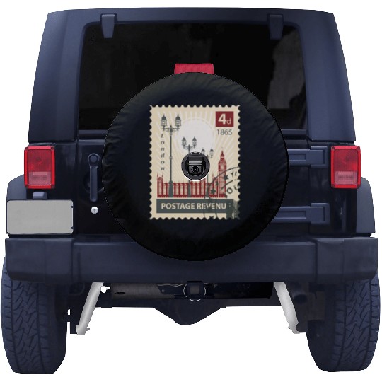 london stamp Spare Tire Covers