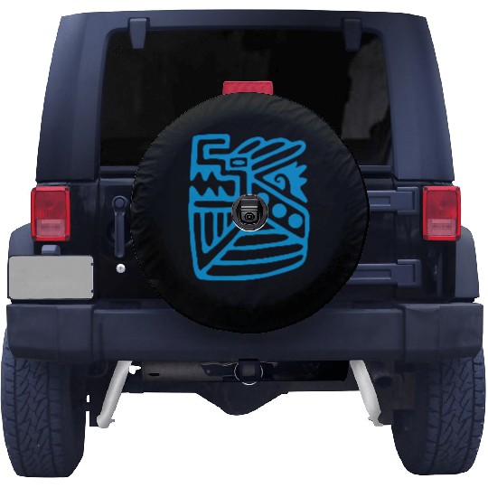 Tribal dragon Spare Tire Covers