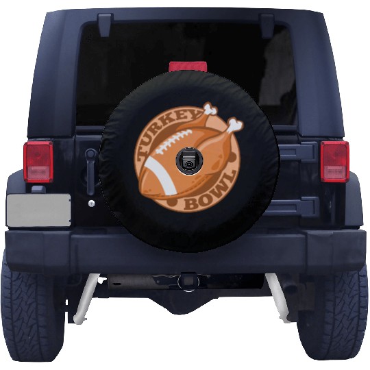 Turkey Bowl American Football Thanksgiving Spare Tire Covers