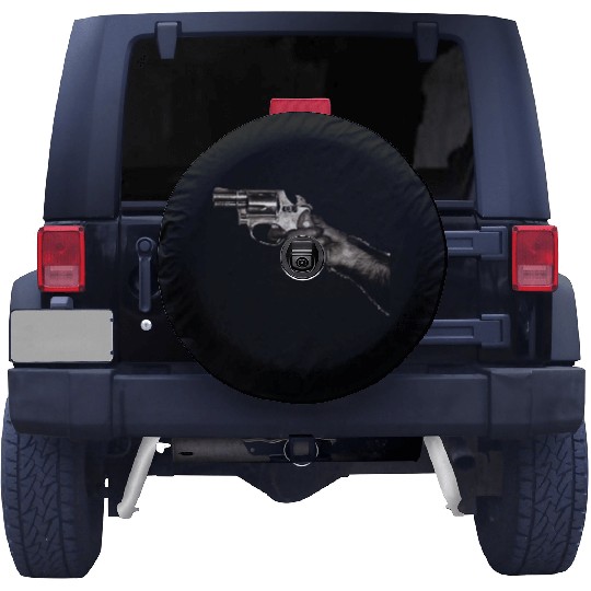 Monkey With Gun Spare Tire Covers