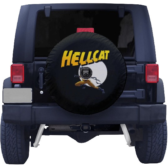 Mens Marvel Hell Cat Hella Cat Hellcat New cat Spare Tire Covers