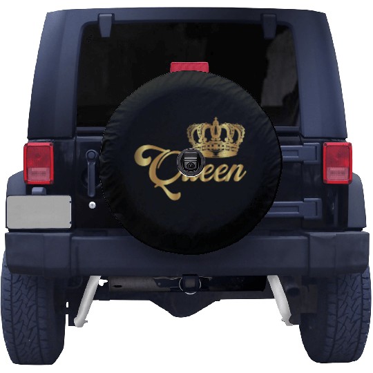 Crown Crowns King Queen JGA Wedding Bride Groom Pr Spare Tire Covers