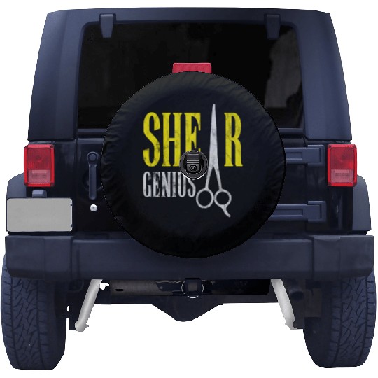 Shear Genius Hairstylist Worker gift Spare Tire Covers