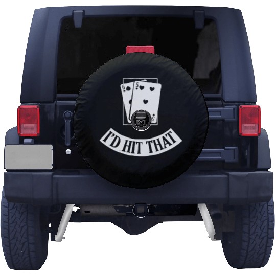 Funny Cards Black Jack Blackjack Gamble Casino Las Spare Tire Covers