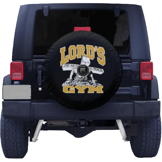 cool graphic art yellow Gym Spare Tire Covers