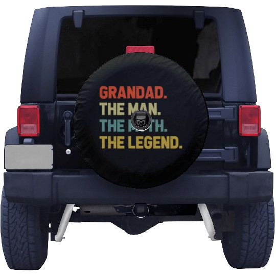Grandad The Man The Myth The Legend Grandpa Spare Tire Covers