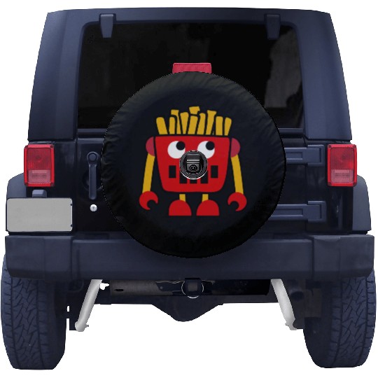 Burger Pizza French Fries Donut Robot Spare Tire Covers