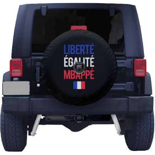 Liberte E galite Mbappe France Spare Tire Covers