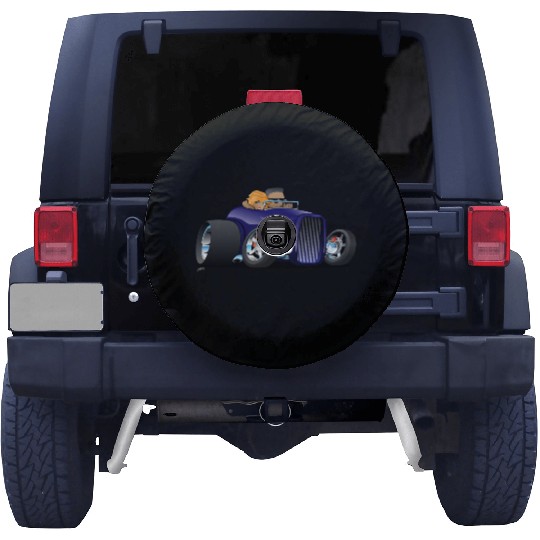 Highboy hot rod deep purple roadster Spare Tire Covers