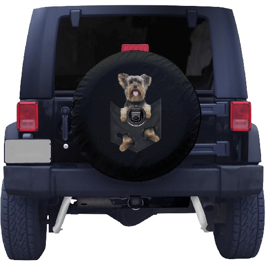 yorkshire terrier pocket mid classic dogs Spare Tire Covers