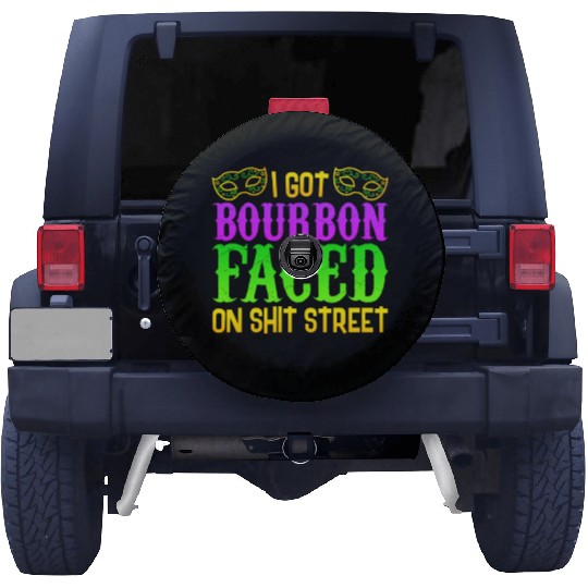 New Orleans Drinking Spare Tire Covers, Funny Shit Faced On Bo