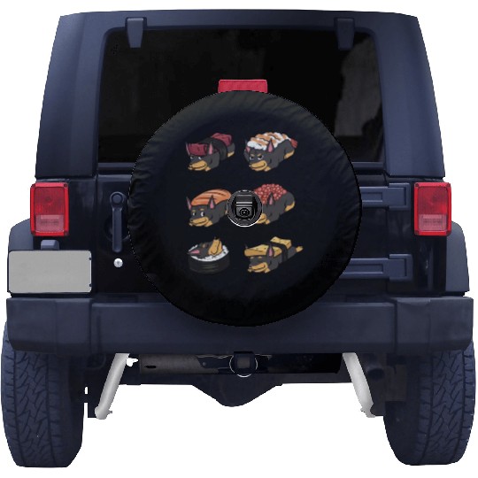 Doberman Sushi Nigiri Spare Tire Covers