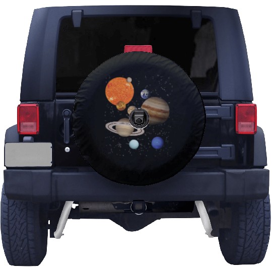 realistic Solar System planet Outer Space Explorer Spare Tire Covers