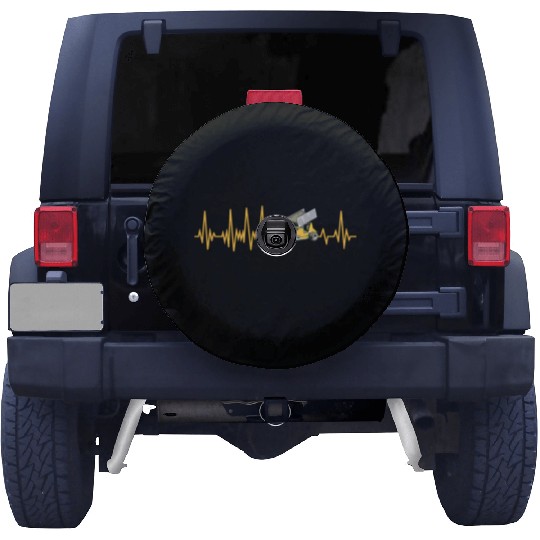 Sprint Car Racing Heartbeat Pulse Spare Tire Covers