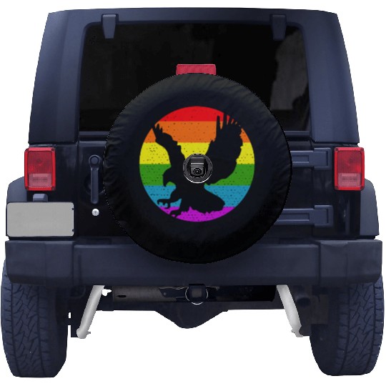 Rainbow Hawk Spare Tire Covers