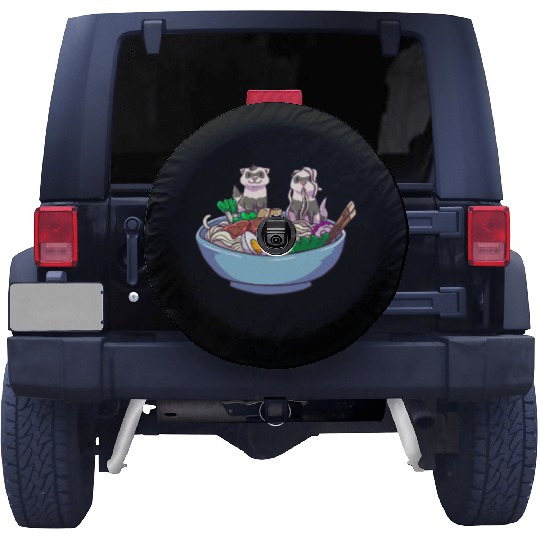 Ramen Ferret Anime Spare Tire Covers