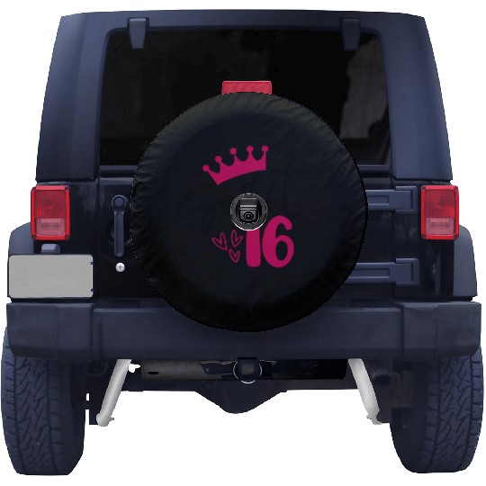 Sweet 16, 16th birthday Girl birthday Spare Tire Covers