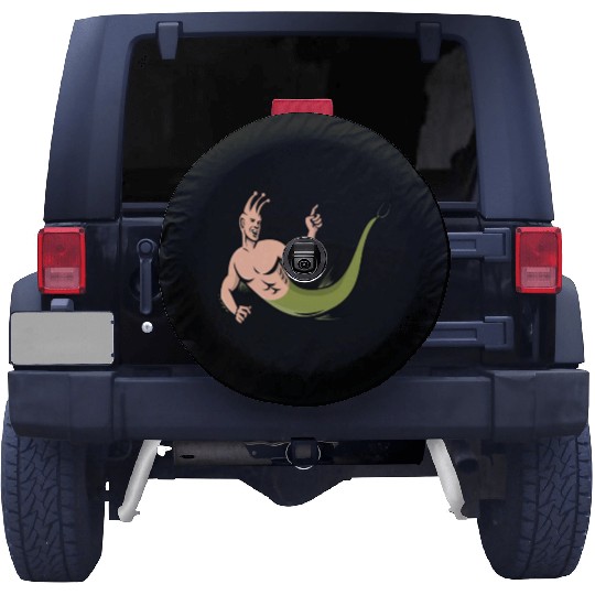 Sea Monkey Pointing Mascot Spare Tire Covers