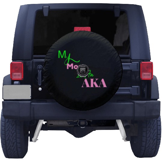 AKA Mom My Mom Is An AKA Black Spare Tire Covers