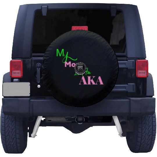 AKA Mom My Mom Is An AKA Black Spare Tire Covers