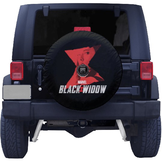 Marvel Black Widow Natasha Romanoff Hourglass Spare Tire Covers