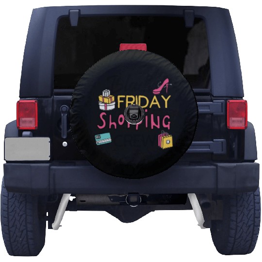Holiday Shopping Black Friday Shopping Crew Funny Spare Tire Covers