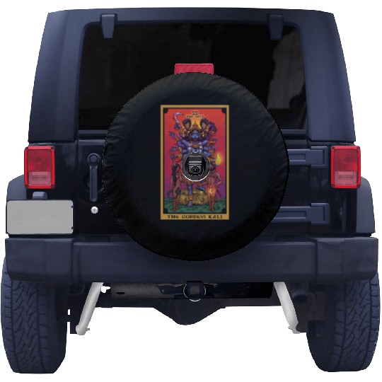 The Goddess Kali The Devil Tarot Card Hindu Indian Spare Tire Covers