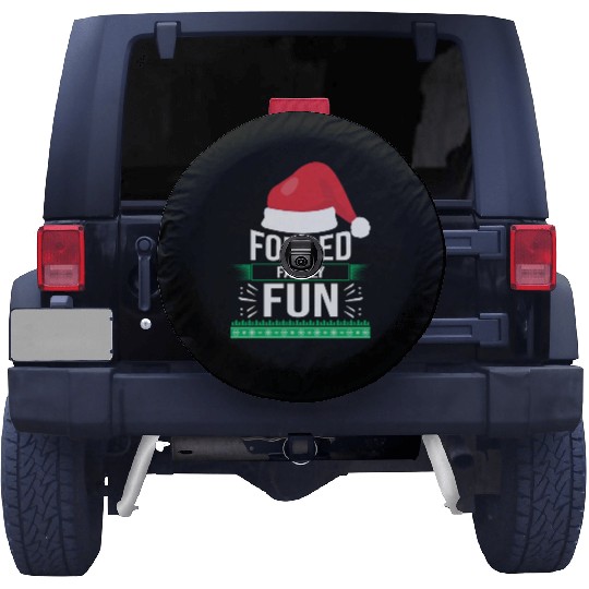 Forced Family Fun Sarcastic Christmas Quote Funny Spare Tire Covers
