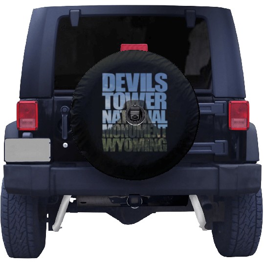 Devils Tower National Monument Wyoming Souvenir Spare Tire Covers