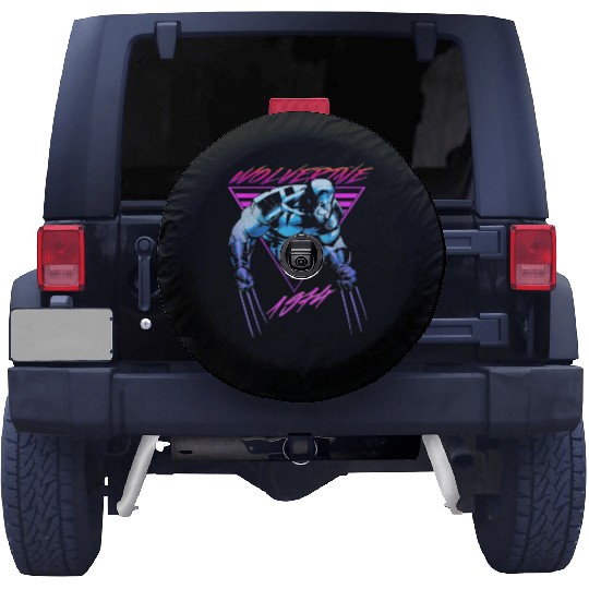 M-a-r-v-e-l W-o-l-verine Neon Retro Logan Graphic Spare Tire Covers