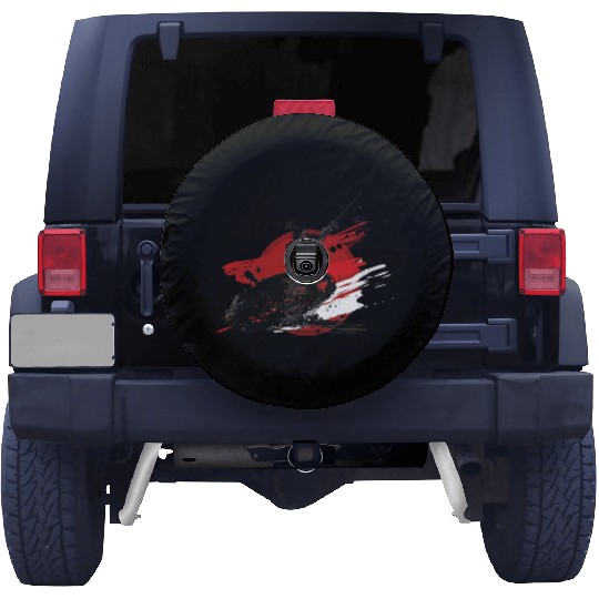 samurai japan japanese warrior ninja sword kanji Spare Tire Covers