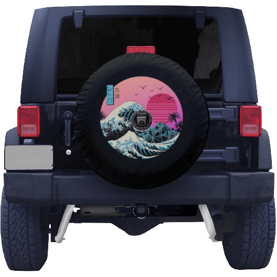 The Great Retro Wave Spare Tire Covers