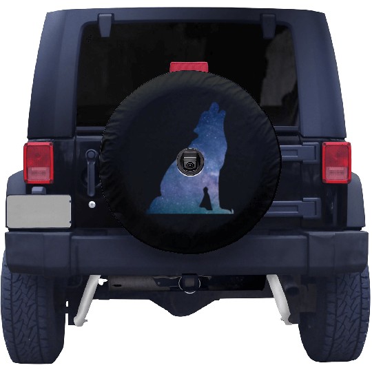 Galaxy Wolf Spare Tire Covers