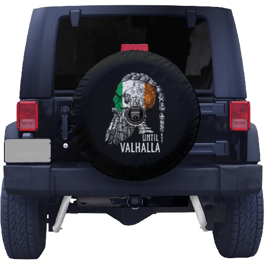 Until Valhalla, Vikings, Viking irish Flag Spare Tire Covers