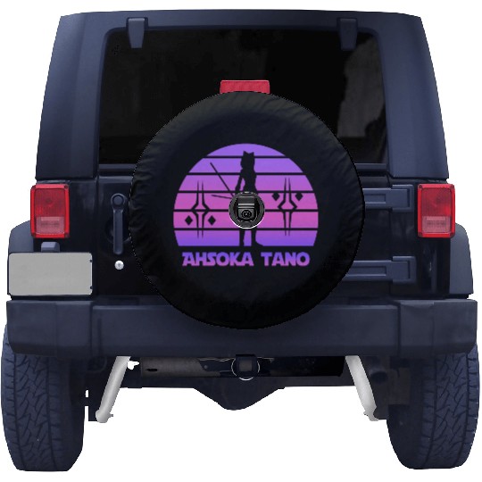 Ahsoka tano - Synthwave Spare Tire Covers