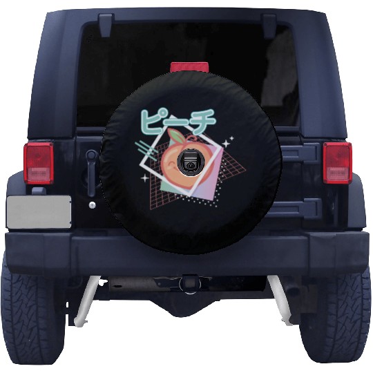 90s peach kawaii Spare Tire Covers