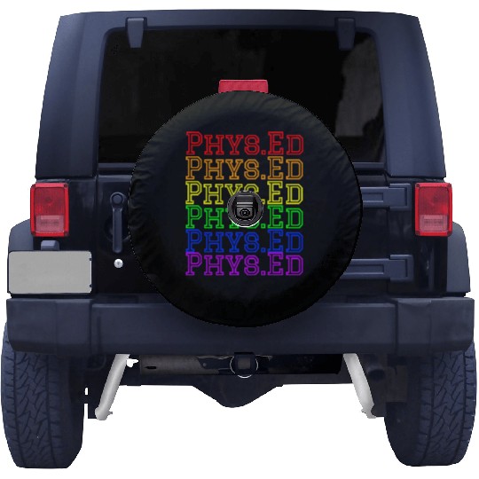 Physical Education Teacher- Rainbow Phys.Ed Spare Tire Covers