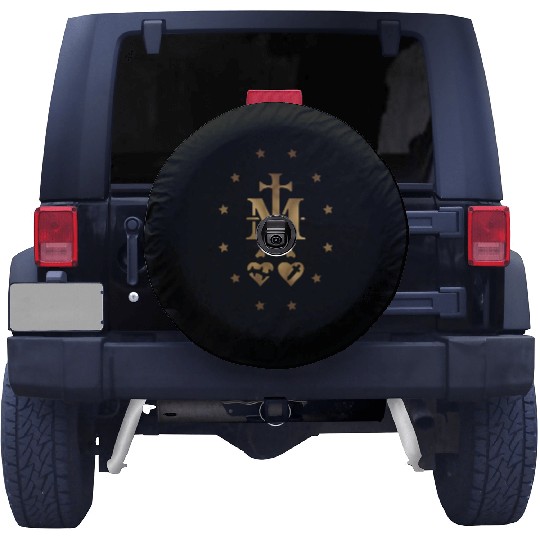 Miraculous Medal Spare Tire Covers