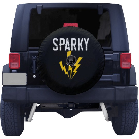 Sparky Electrician Lineman Electricity Electronics Spare Tire Covers