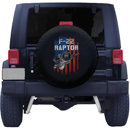 F 22 Raptor US Airborne Fighter Pilot Spare Tire Covers