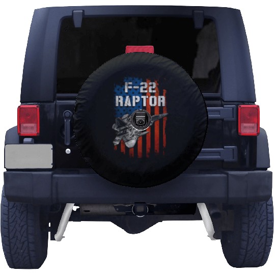 F 22 Raptor US Airborne Fighter Pilot Spare Tire Covers