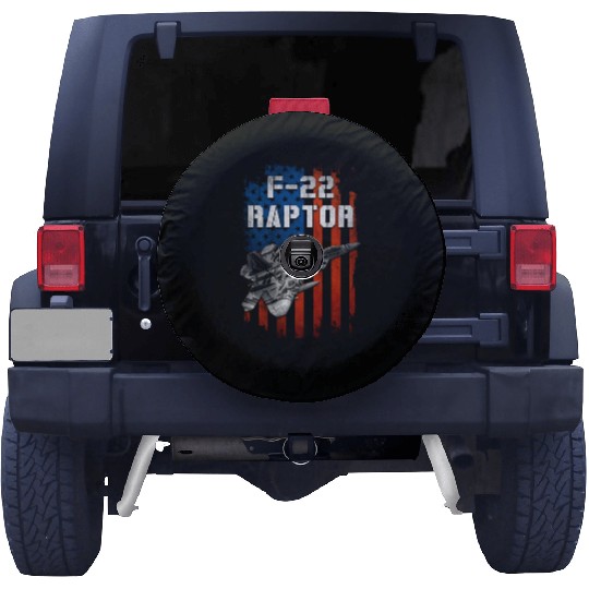 F22 Raptor Aircraft Army US Airborne Spare Tire Covers