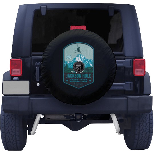 Jackson Hole Ski Badge Spare Tire Covers