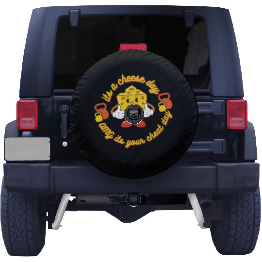 tasty mouth watering yummy extra cheese day Spare Tire Covers