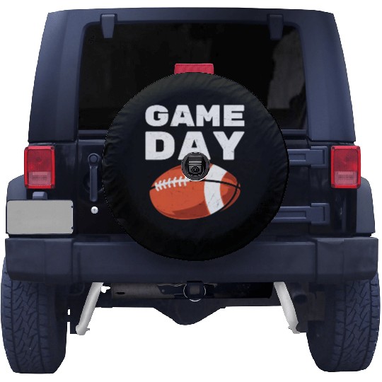 Vintage American Football Game Day Spare Tire Covers
