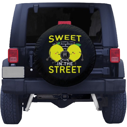 Sweet In The Street Sell Lemonade Funny Lemon Spare Tire Covers