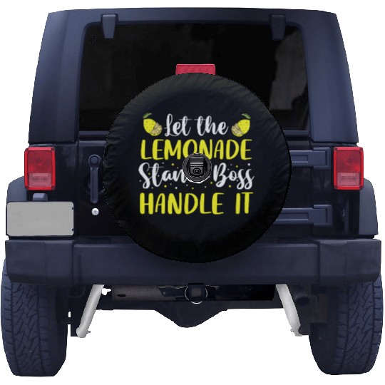 Let The Lemonade Stand Boss Handle It Lemon Juice Spare Tire Covers