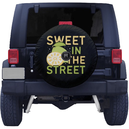 Lemon Juice Sweet In The Street Lemonade Stand Spare Tire Covers