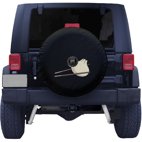 Dumpling Asian Food Chinese Food Fan Spare Tire Covers